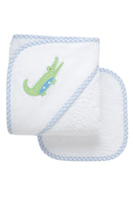 Load image into Gallery viewer, Baby Hooded Towel & Washcloth Set