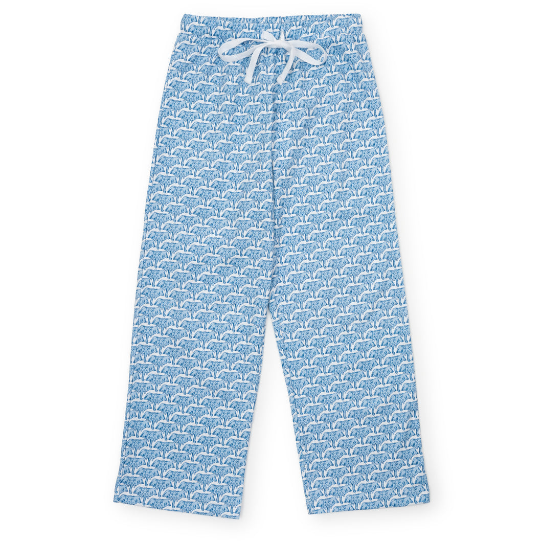 Beckett Hangout Pants- Blue Elephant