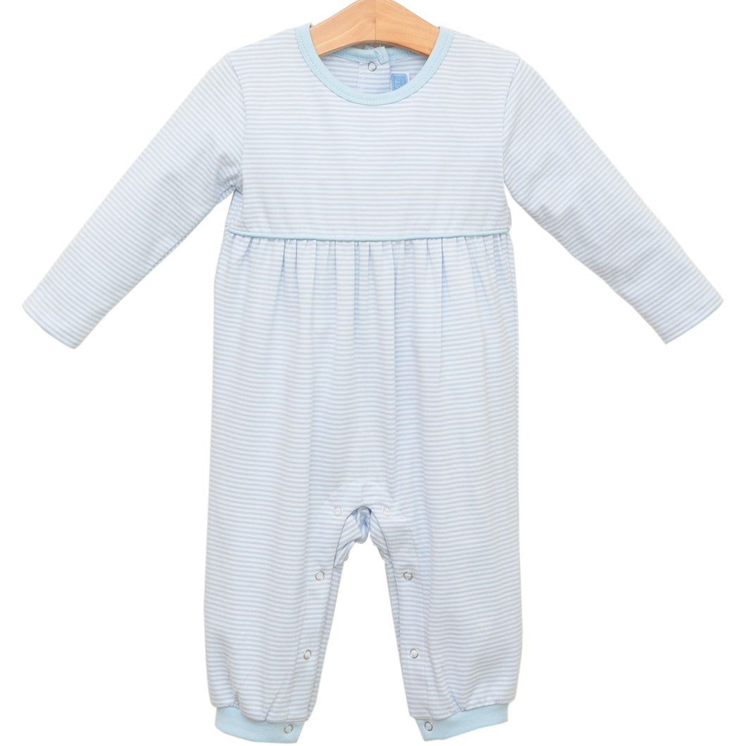 Bennett Romper- Light Blue
