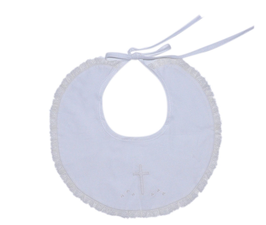 Bib-Ecru Cross