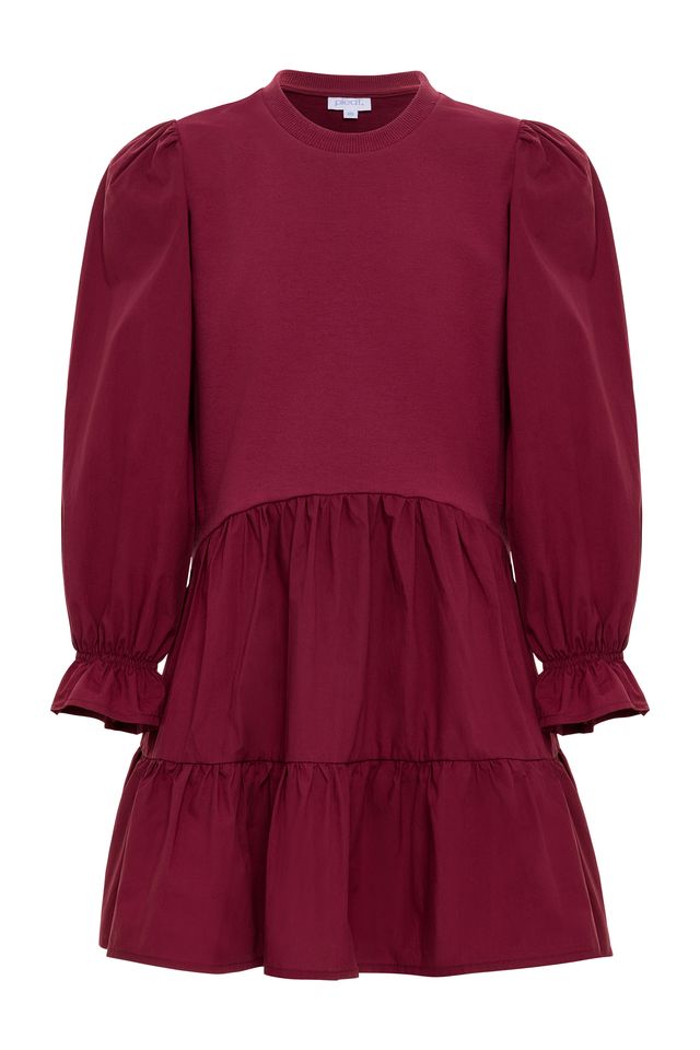 CeCe Dress- Cranberry