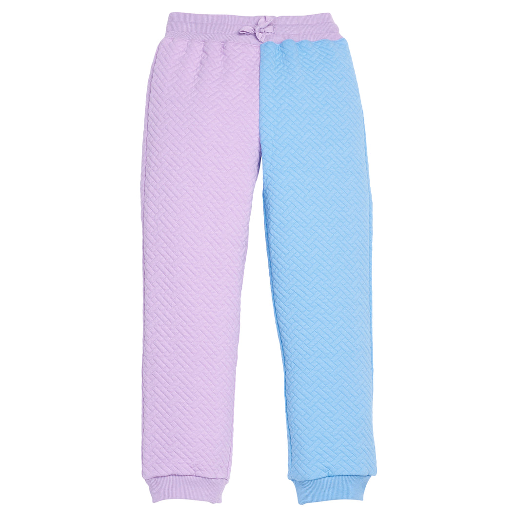 Color Block Jogger-Lavender & Blue