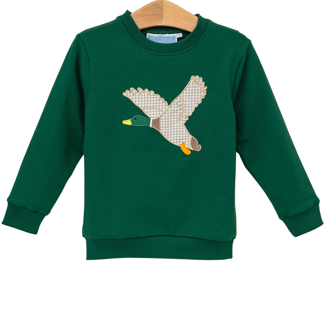 French Terry Pullover- Mallard