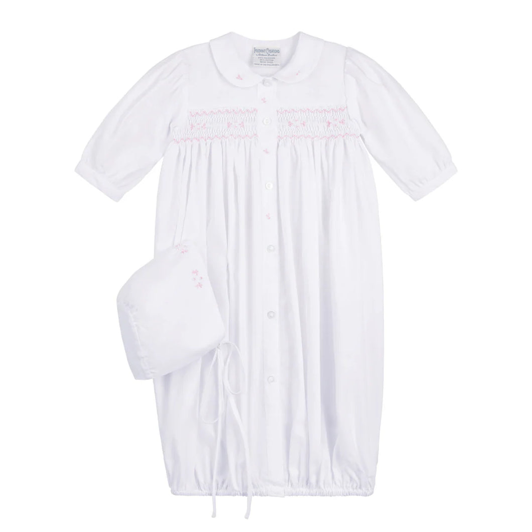 Girls Smocked Bud Take Me Home Gown