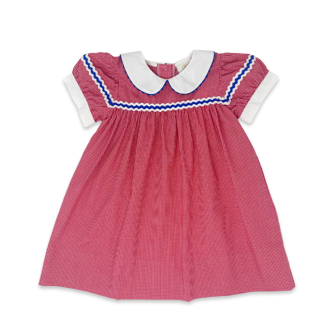 PRESALE Kendall Dress - Red Minigingham