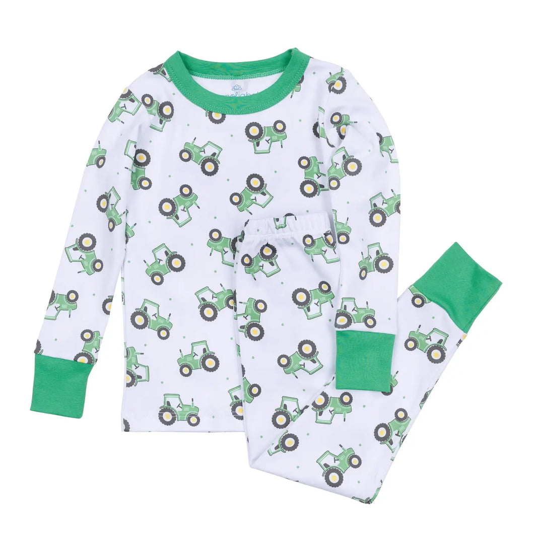 Lil' Green Tractor Pajamas
