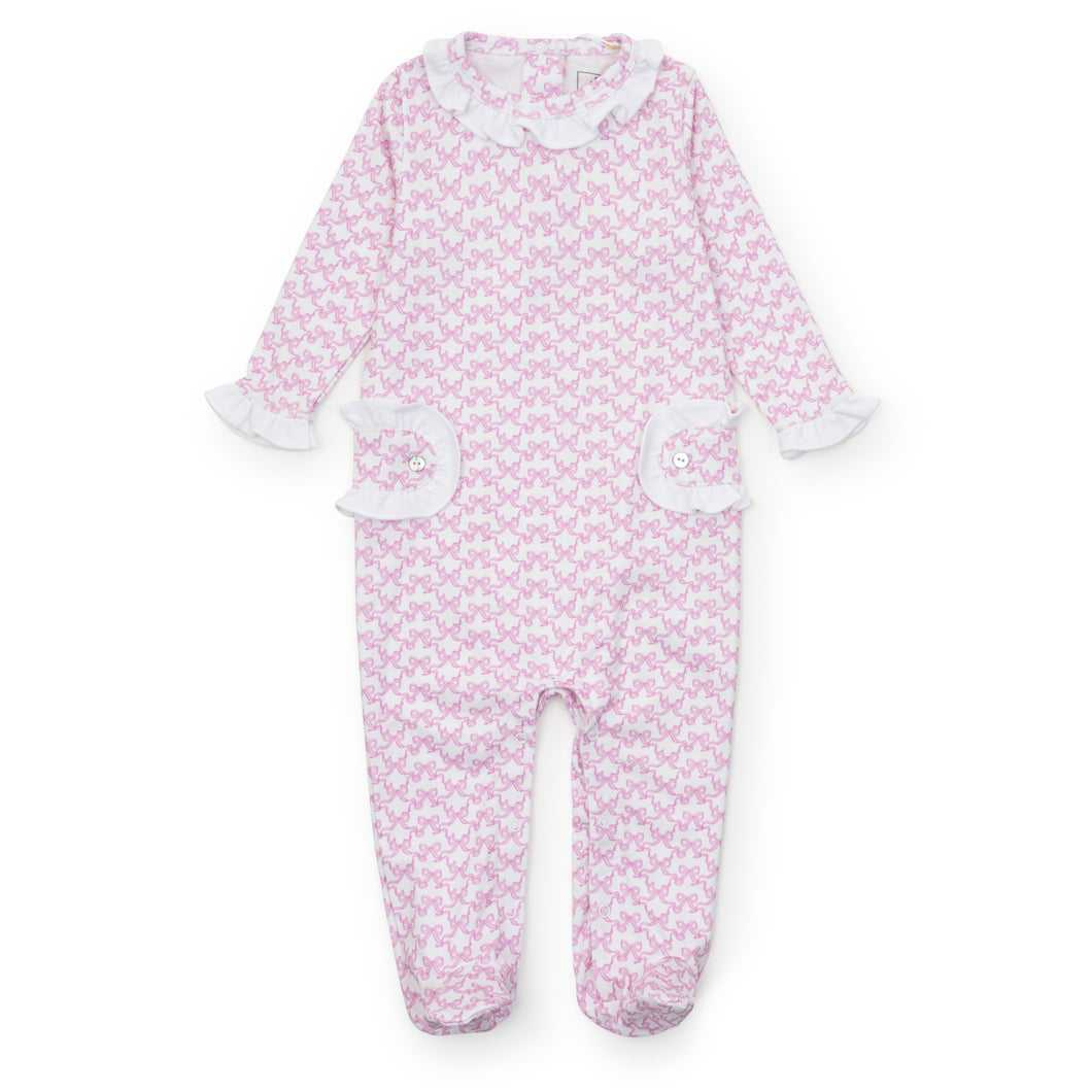 Lucy Romper- Pretty Pink Bows