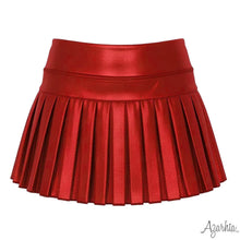 Load image into Gallery viewer, Mini Pleated Shimmer Skort
