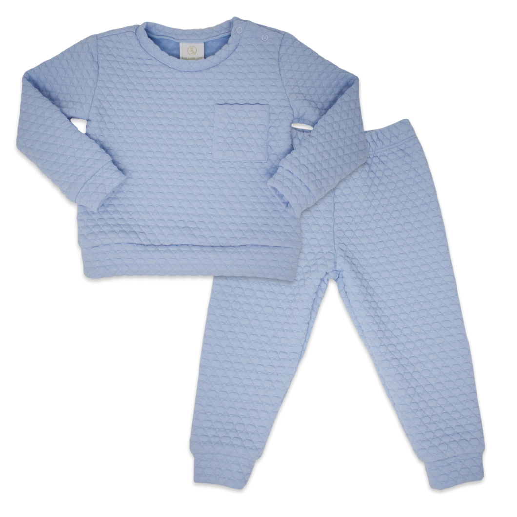 Quilted Blue Set