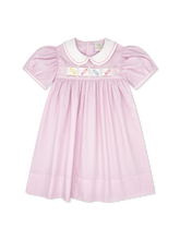 Load image into Gallery viewer, Ruth Ribbon Dress- Pink Minigingham
