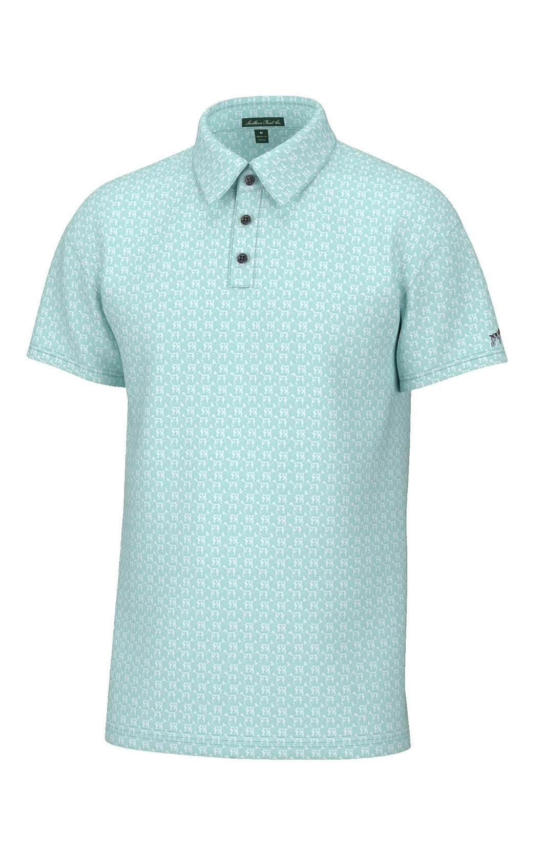 Heritage Performance Polo- Water Greyton