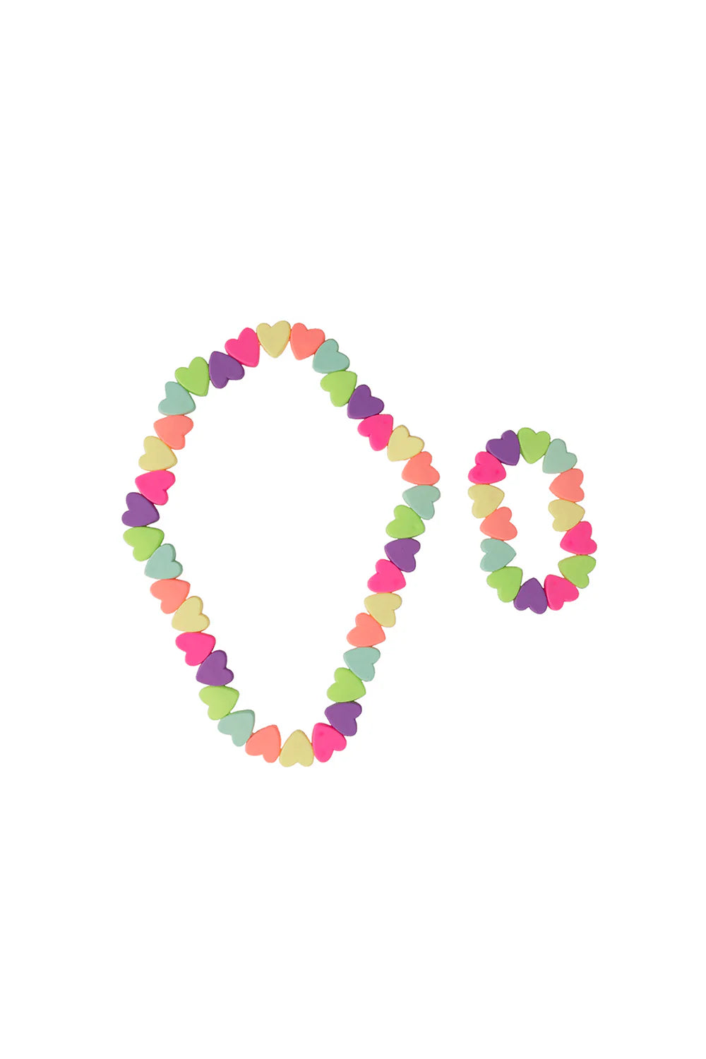 Sweet Tart Heart Necklace Set