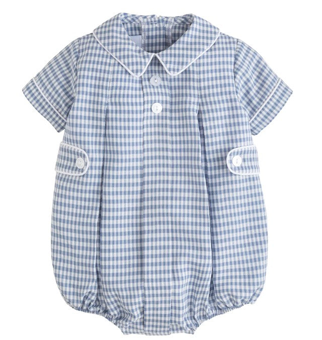 Davant Bubble - Gray Blue Gingham