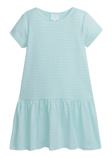 Chanel T-Shirt Dress - Aqua Stripe