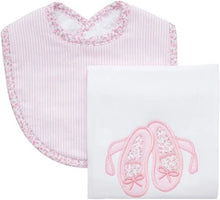 Load image into Gallery viewer, Ballet Basic Bib &amp; Burp Boxed Set
