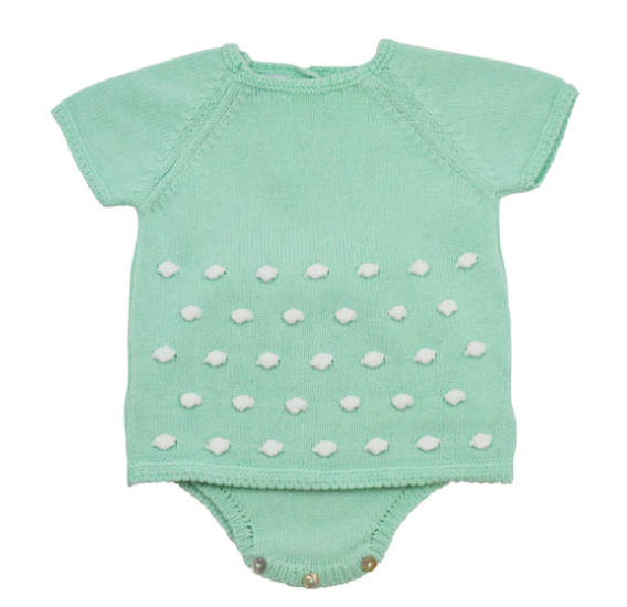 Bobbles Diaper Set - Aqua