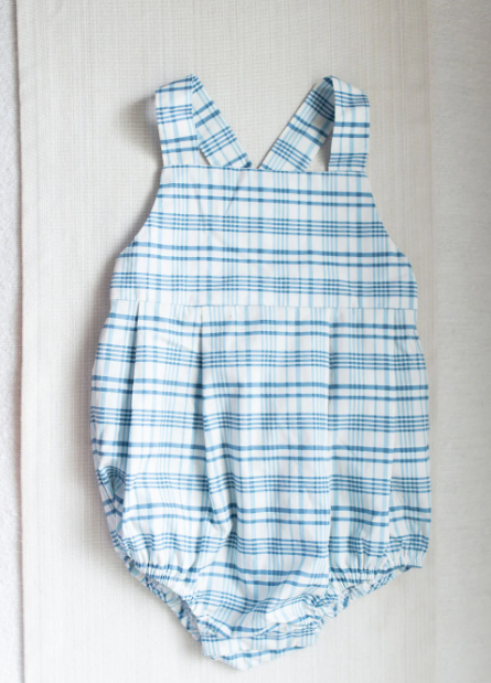 Bradley Bubble, Blue Plaid