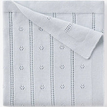 Load image into Gallery viewer, Pointelle Knit Baby Blanket
