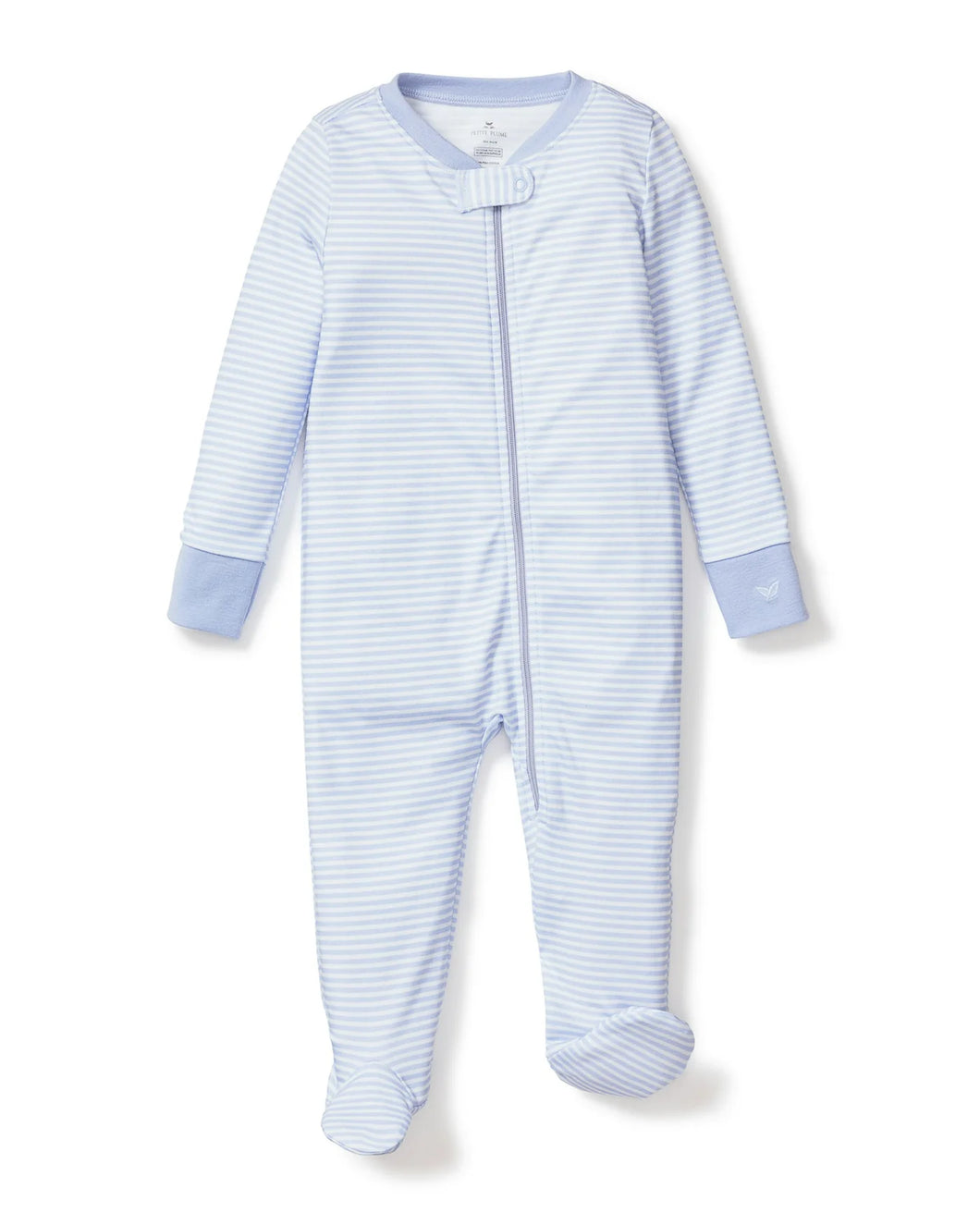Blue Stripes Pima Romper