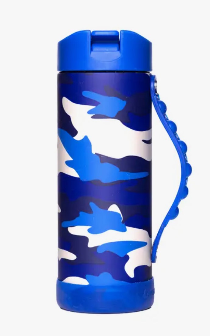 14oz Iconic Pop Blue Camo Stainless Steel