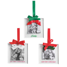 Load image into Gallery viewer, First Christmas Frame Ornaments
