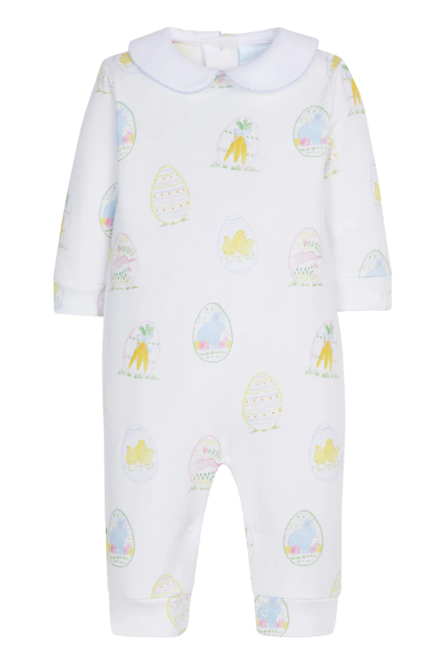 Printed Playsuit - Boy Easter Eggs