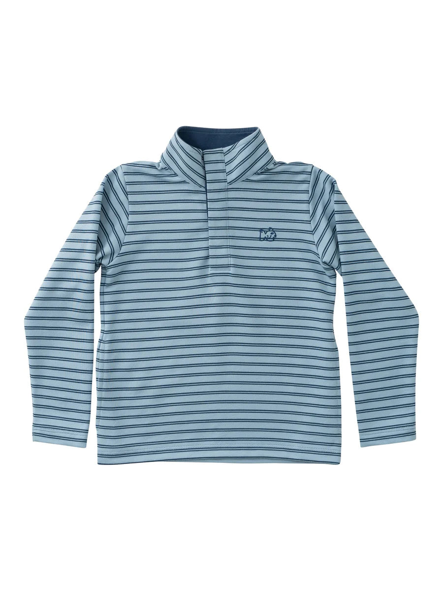 Boys Sporty Snap Pullover