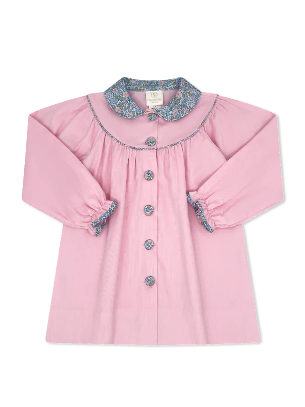 Collette Dress- Pink Corduroy