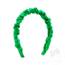 Load image into Gallery viewer, Ruffle Satin Headband
