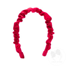 Load image into Gallery viewer, Ruffle Satin Headband
