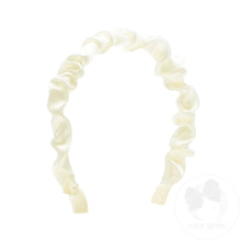 Load image into Gallery viewer, Ruffle Satin Headband
