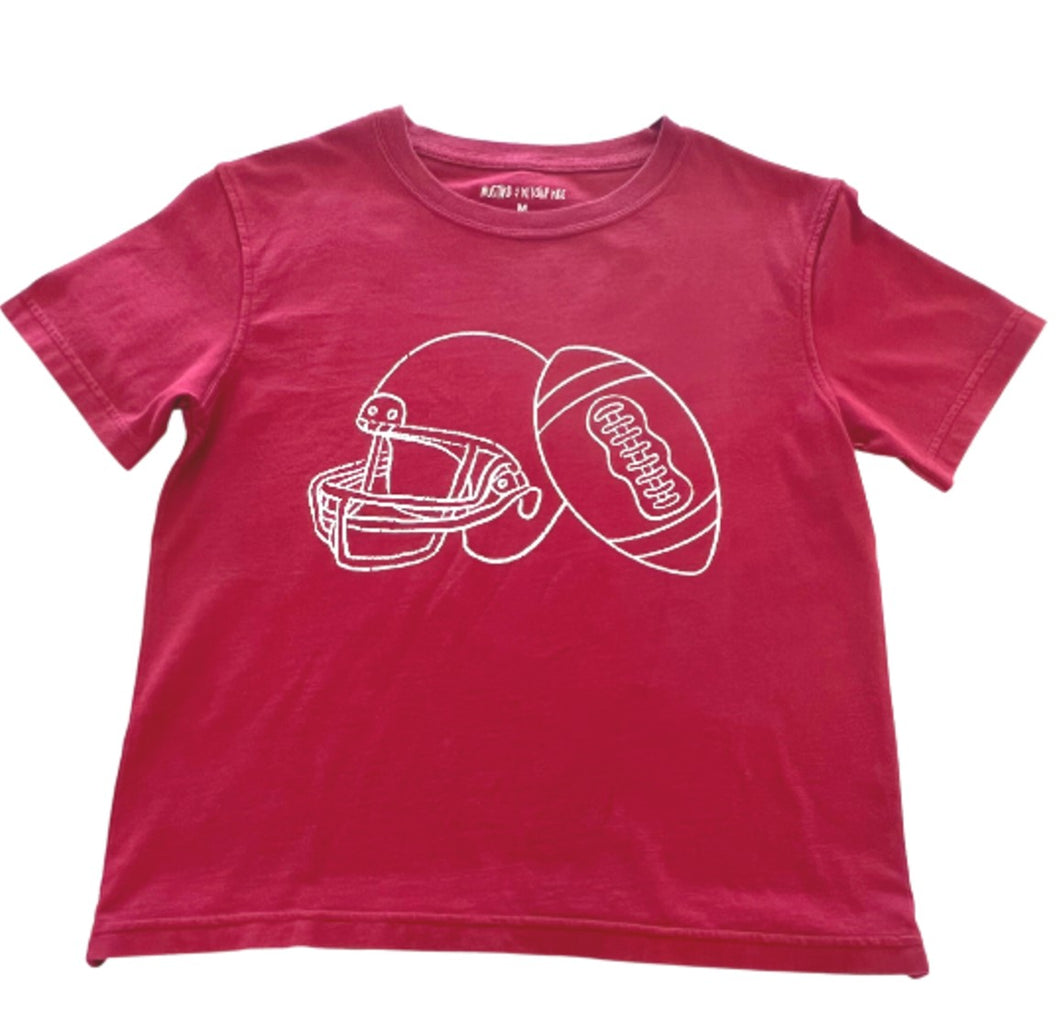 Short Sleeve - Crimson Helmet