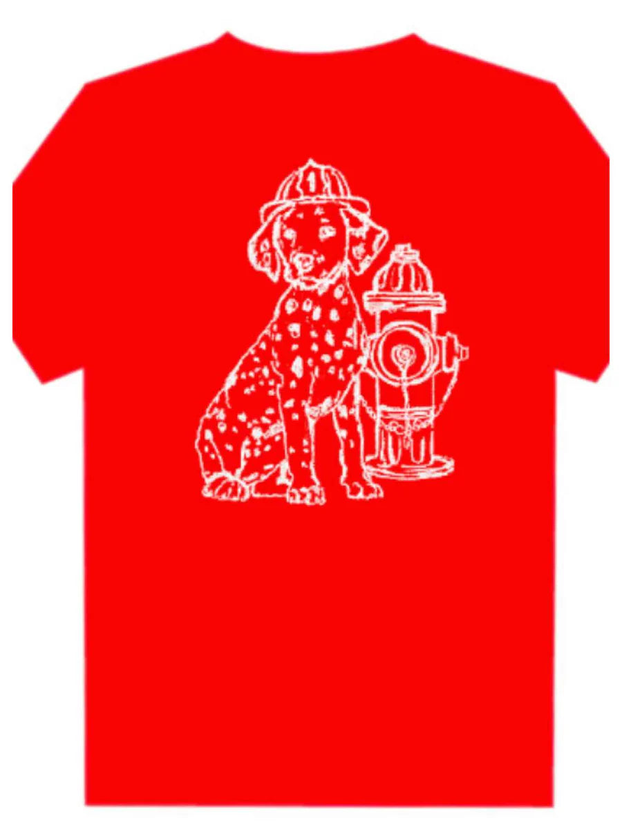 Red Dalmatian Tee