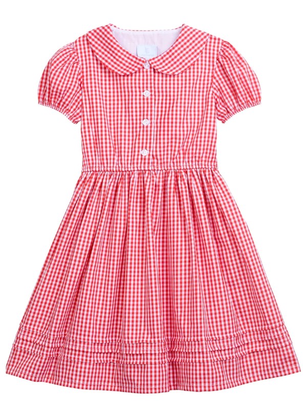 Della Dress - Red Gingham