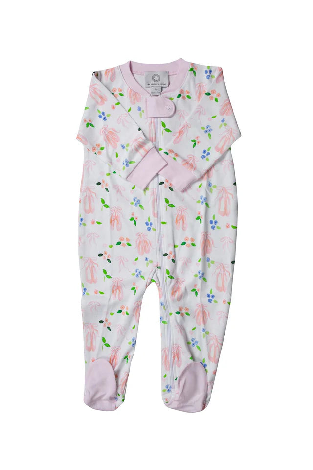 En Point Zipper Pajamas