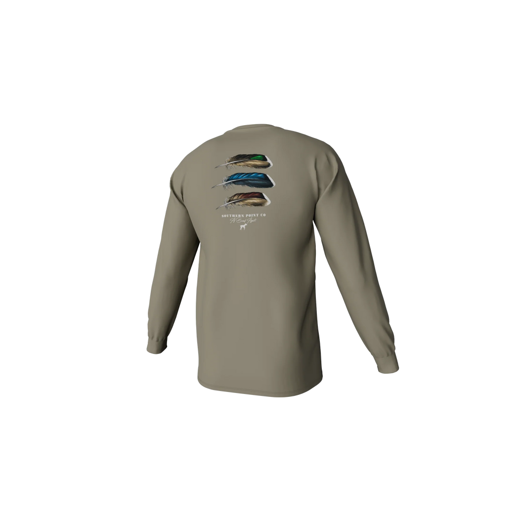Youth Feather Trio LS T'Shirt