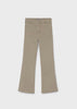 Flare Twill Pants- Tan