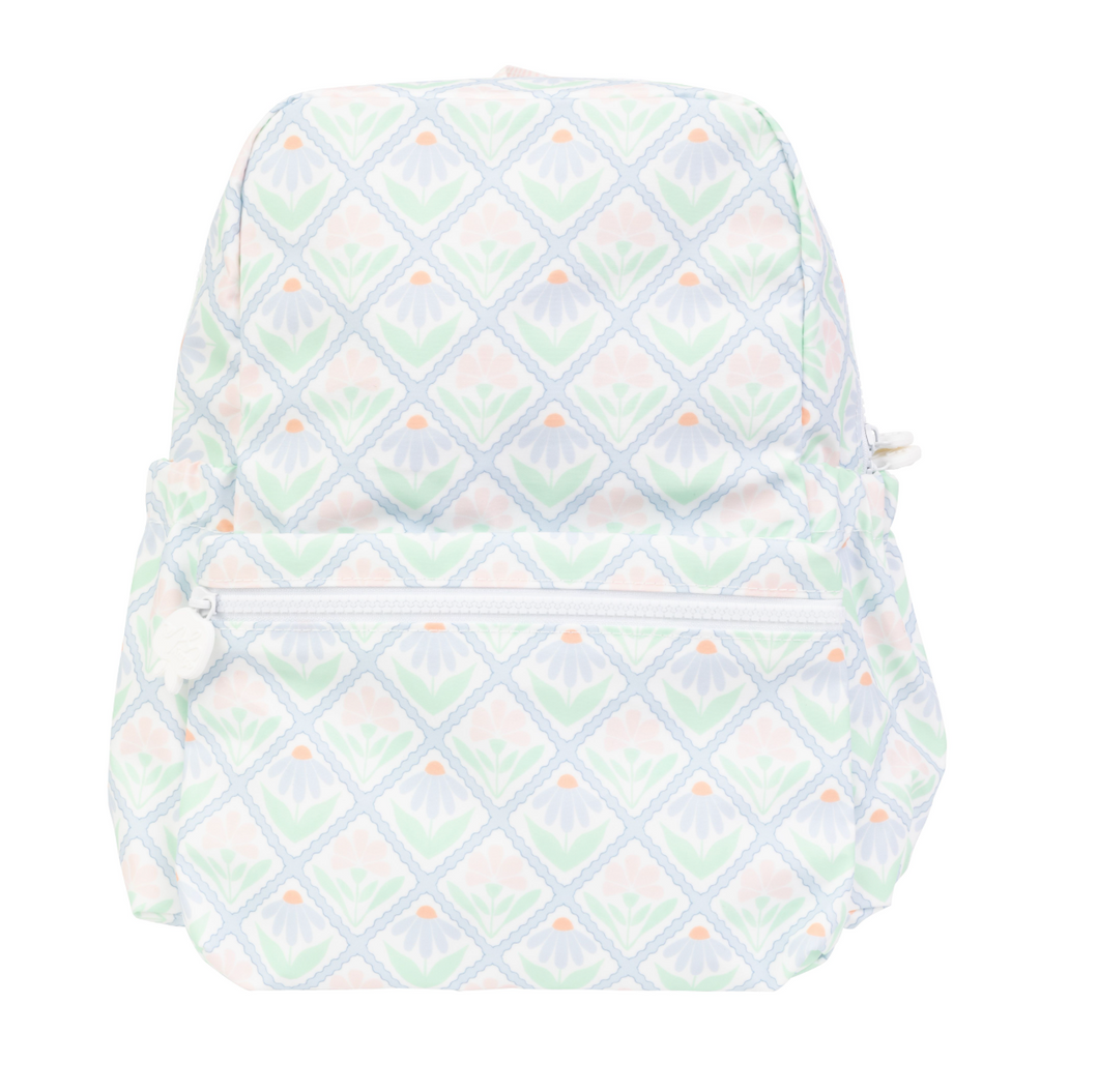 The Backpack- Large Pastel Floral