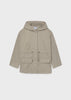 Herringbone Coate- Beige