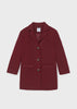 Girl Wool Coat- Crimson