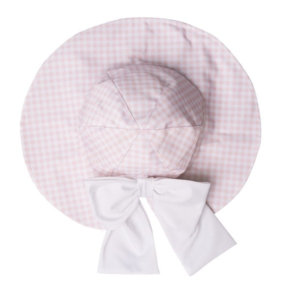 Retro Flowers Gingham Hat