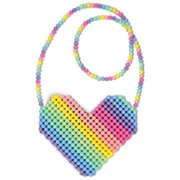 Heart Beaded Crossbody