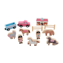 Load image into Gallery viewer, Wood Horse Toy Set

