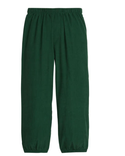 Banded Pant - Hunter Green Corduroy