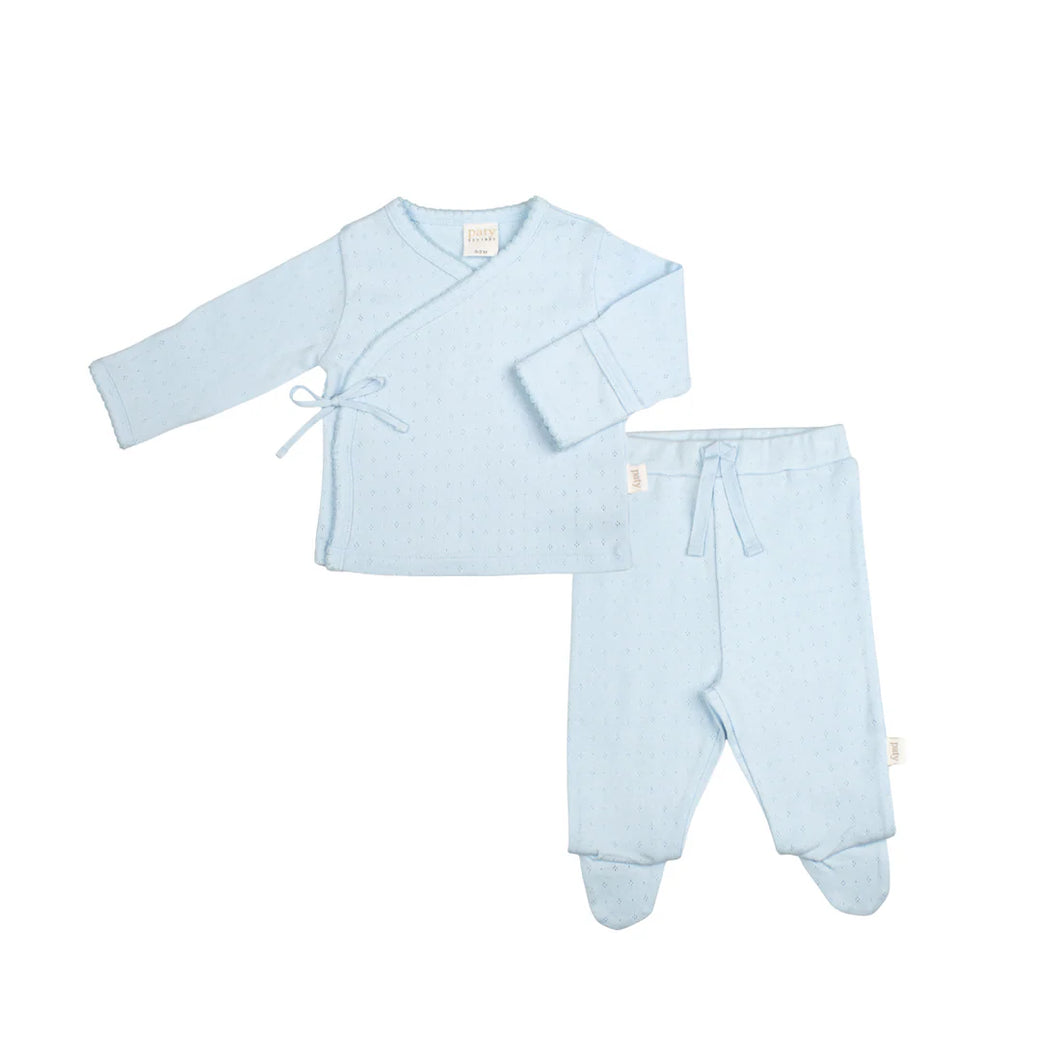 Pointelle Kimono Set