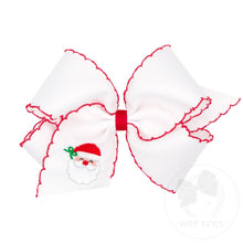Load image into Gallery viewer, King Moonstich Santa Bow
