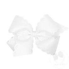 Load image into Gallery viewer, King Eyelet Embossed Bow
