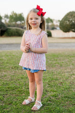 Load image into Gallery viewer, Kinley Knit Bloomer Set Patriotic
