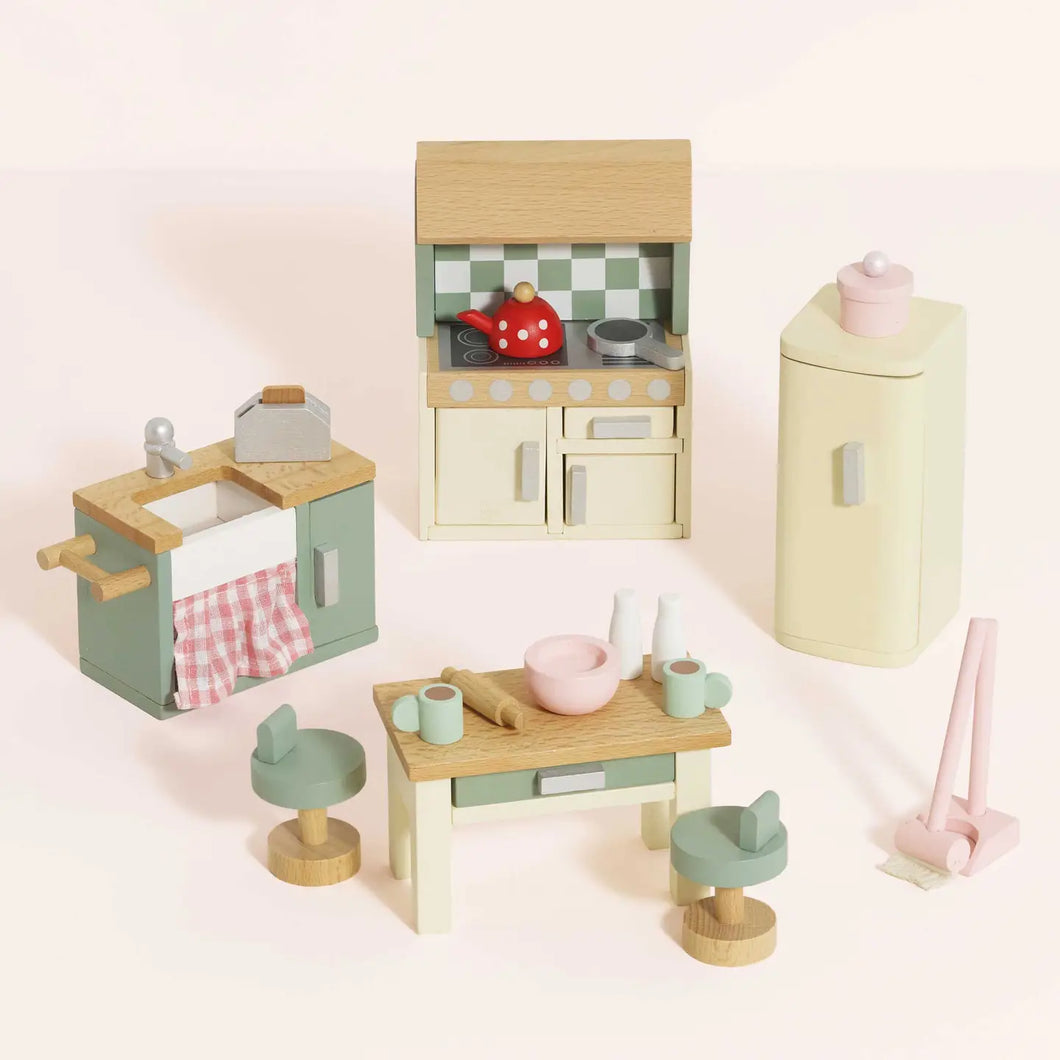 Wooden Doll House Kitchen