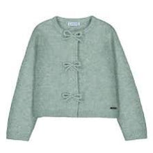 Load image into Gallery viewer, Knit Cardigan with Bows
